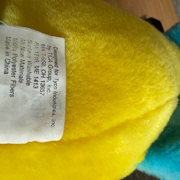 Disney Authentic Original The Little Mermaid Flounder 10" Plush Stuffed Animal - Picture 4 of 7